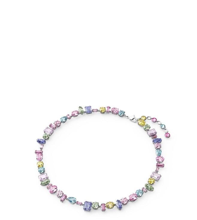 swarovski multi gema all ard necklace