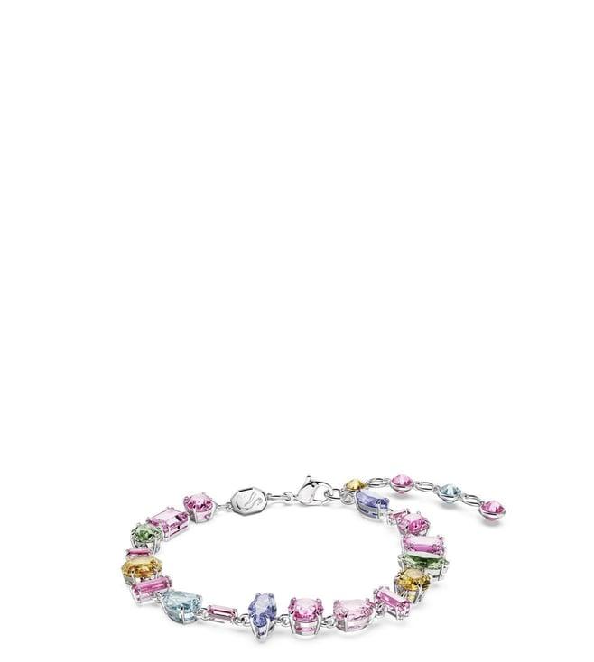 swarovski multi gema bracelet