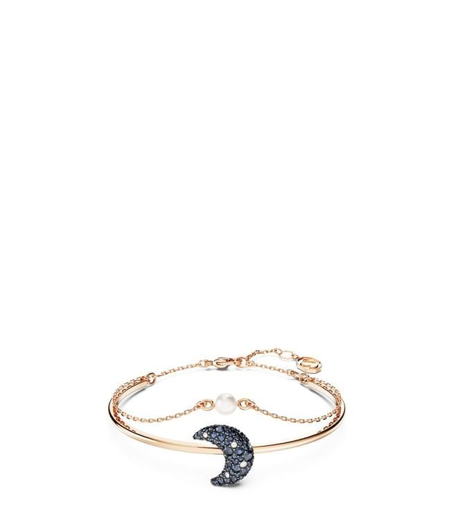 swarovski rose gold luna bracelet