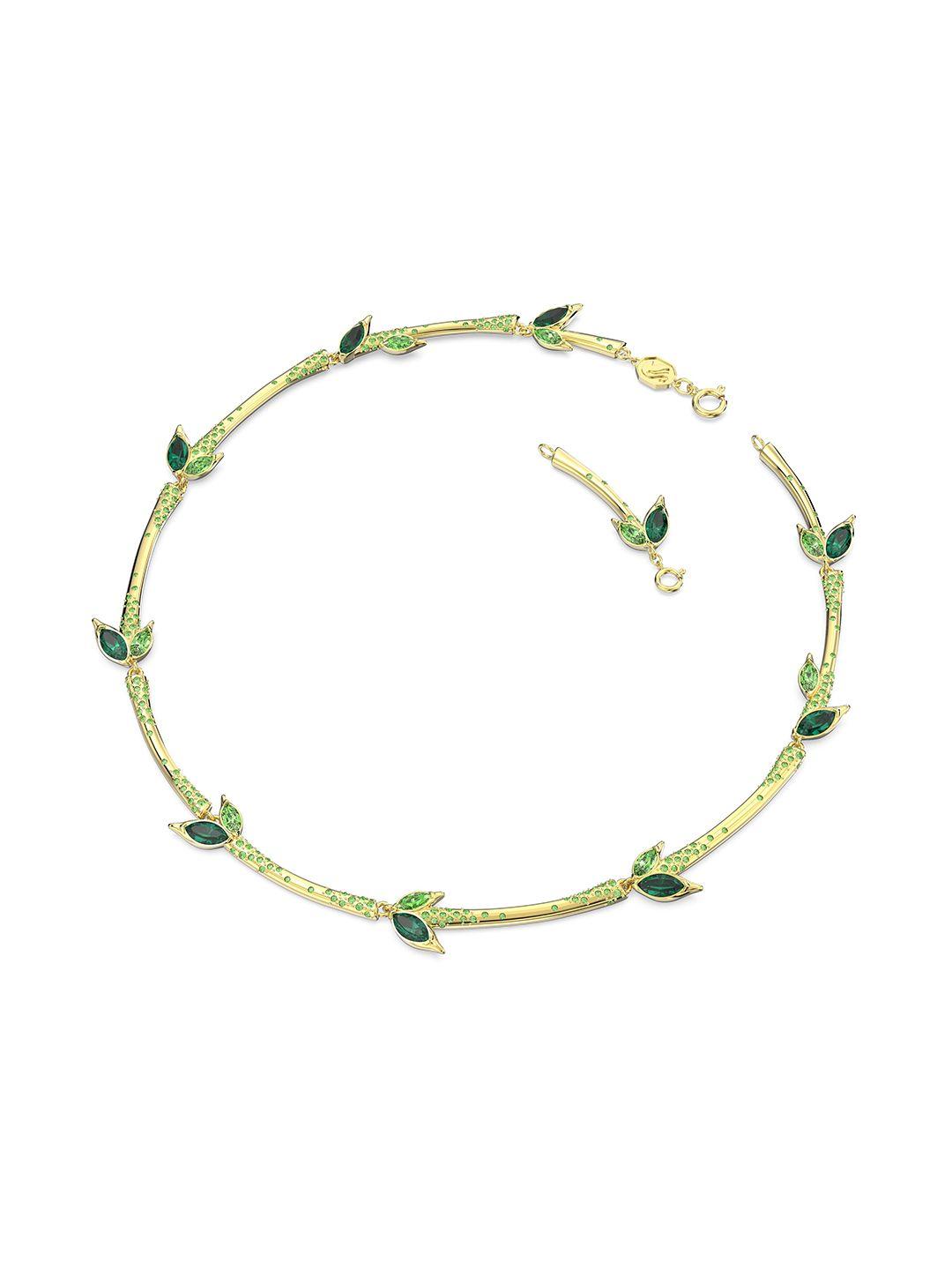 swarovski women green necklace and chains