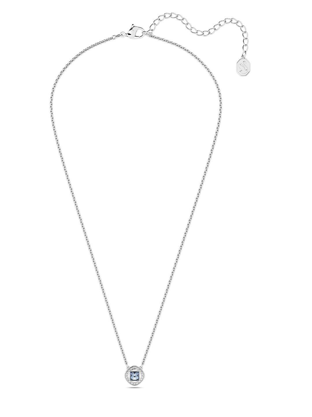 swarovski women mp angelic sqr:necklace mont/cry/rhs necklace