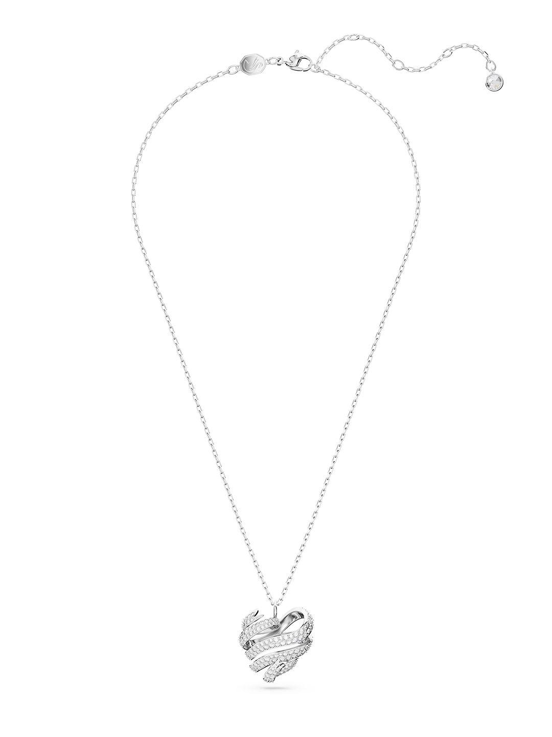 swarovski women volta:pend s heart cry/rhs necklace and chains