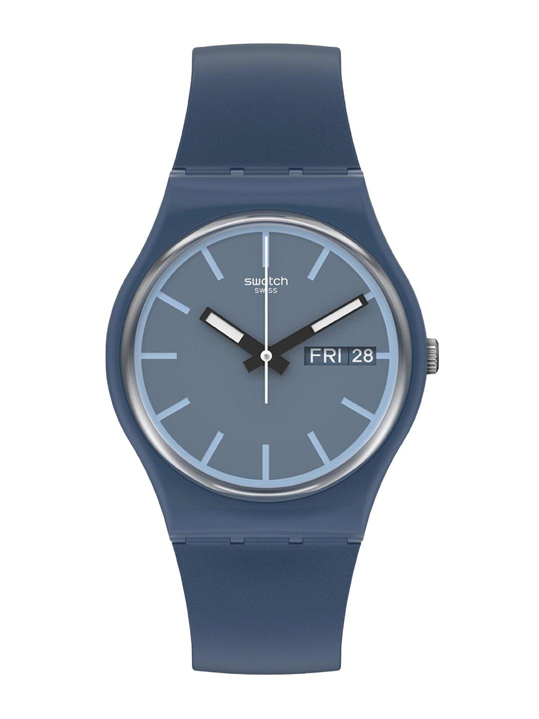 swatch unisex ceramic straps analogue watch so28n701