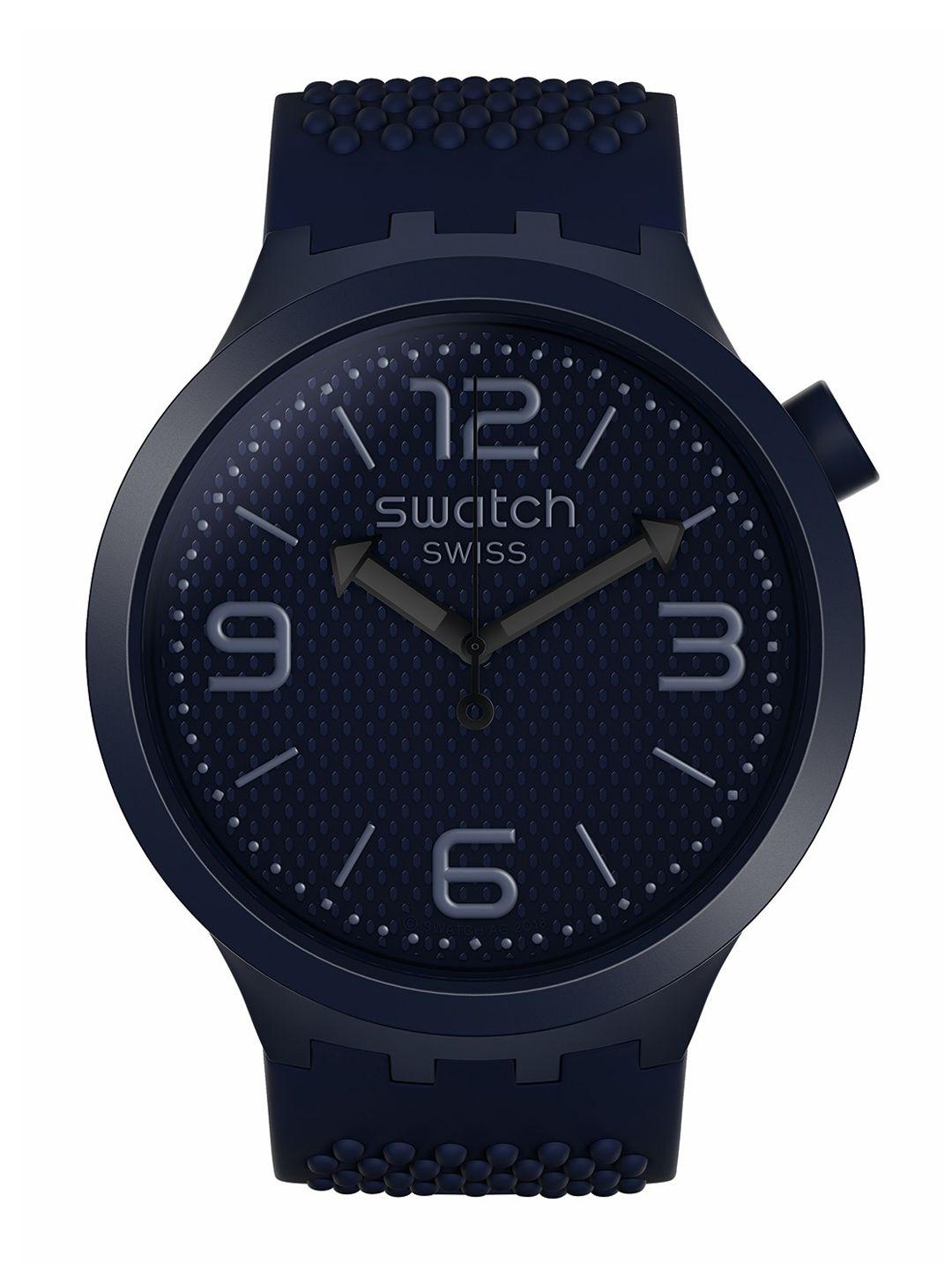 swatch unisex dial & straps analogue watch so27n100