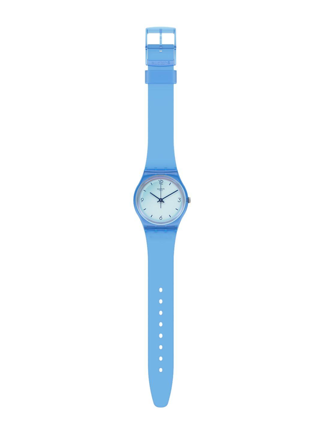 swatch unisex straps analogue watch gs165