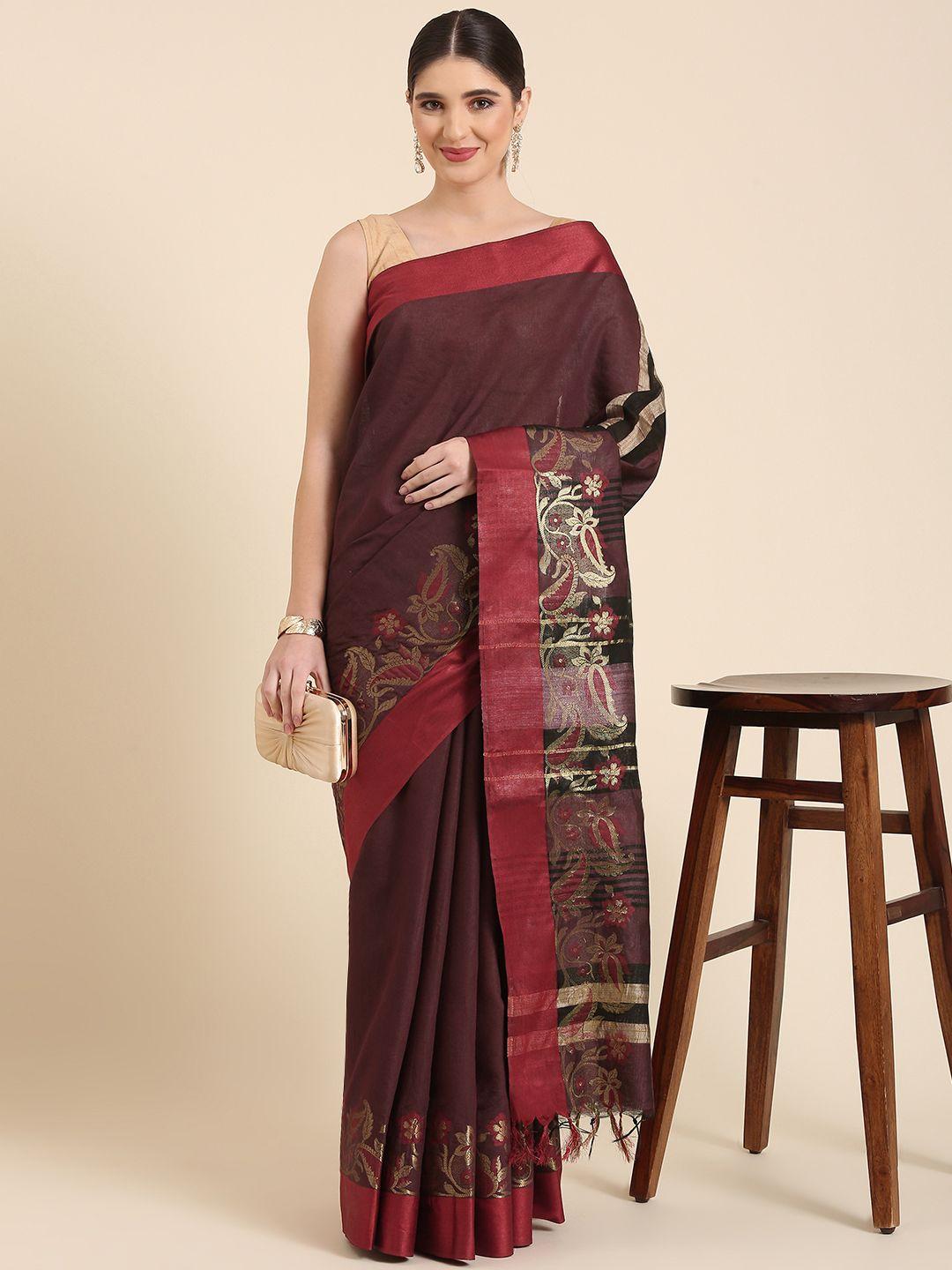 swatika solid bhagalpuri saree