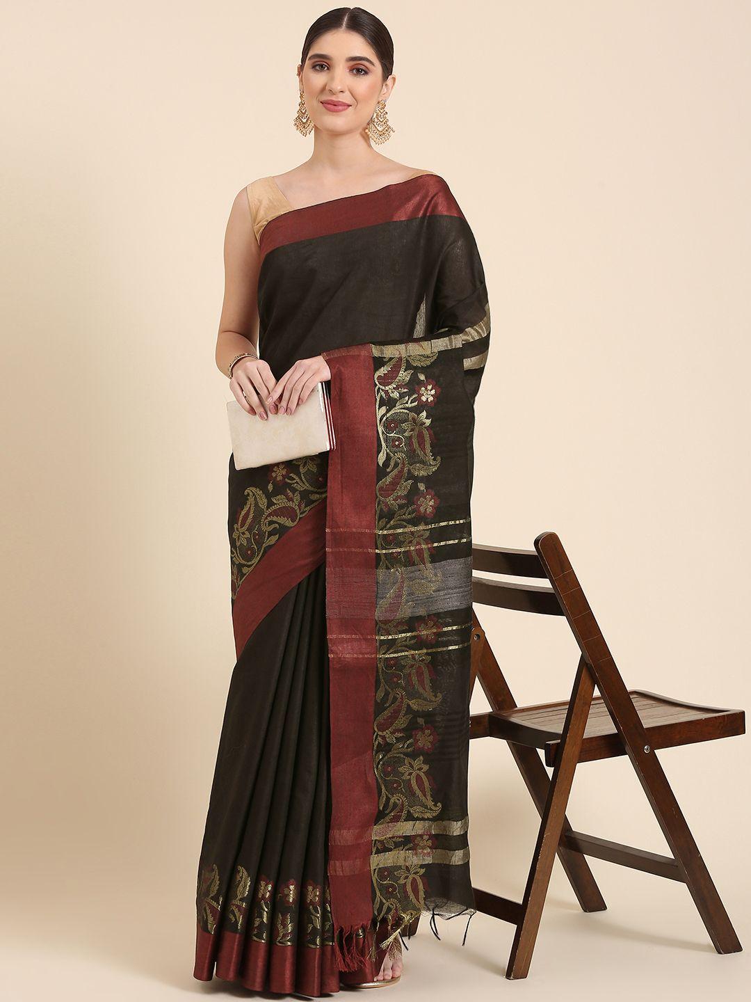 swatika solid bhagalpuri saree