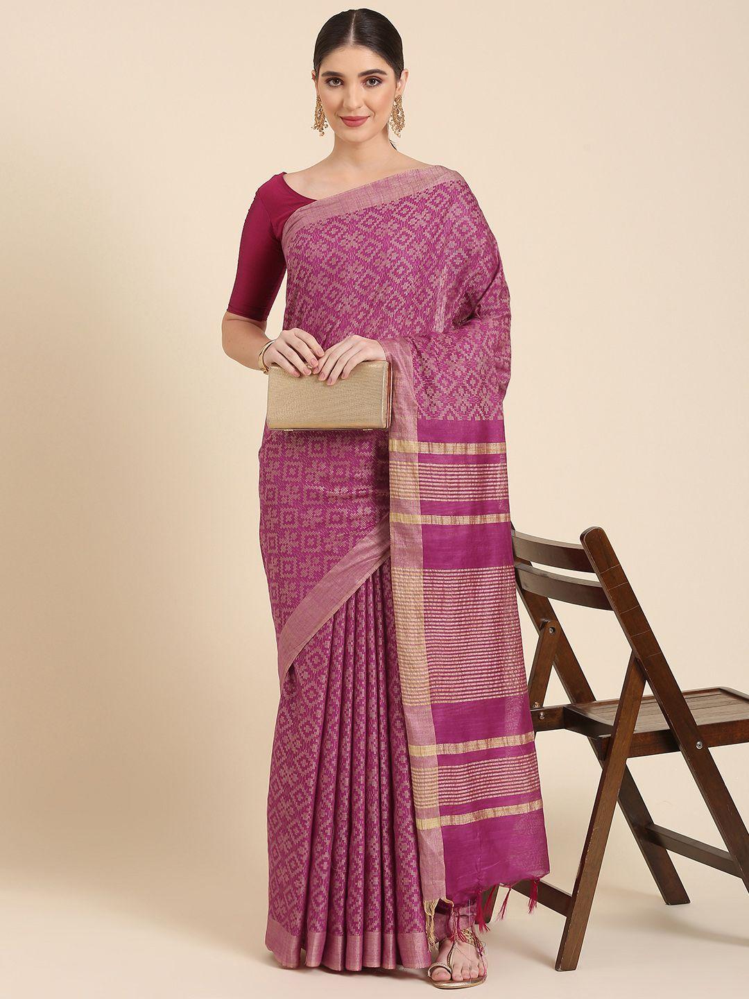 swatika woven design ethnic motifs bhagalpuri saree