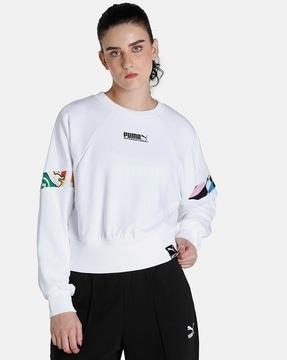 sweatshirt with placement print