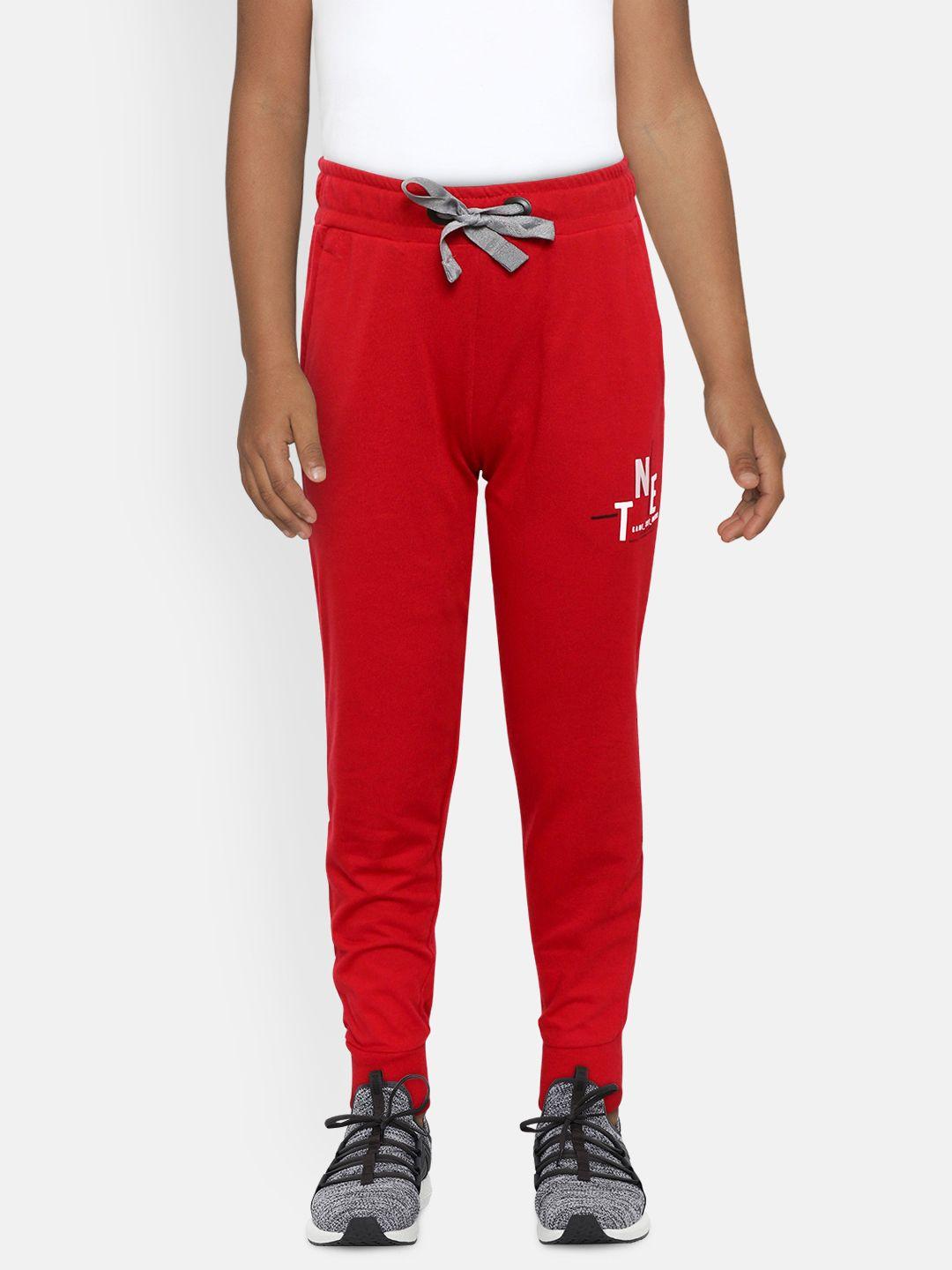 sweet dreams boys red solid joggers