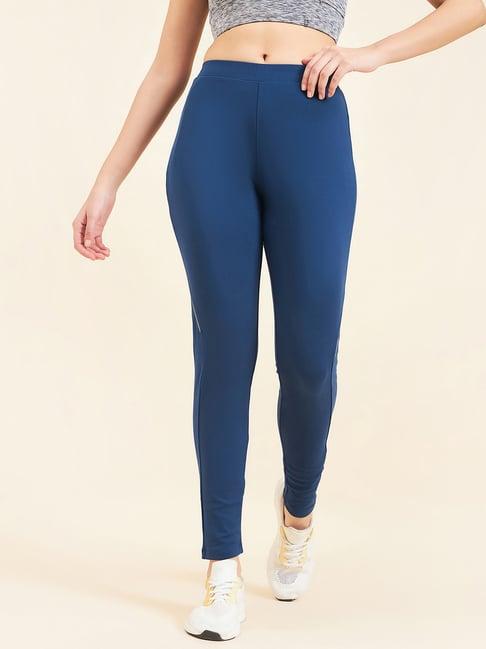 sweet dreams classic blue mid rise sports tights