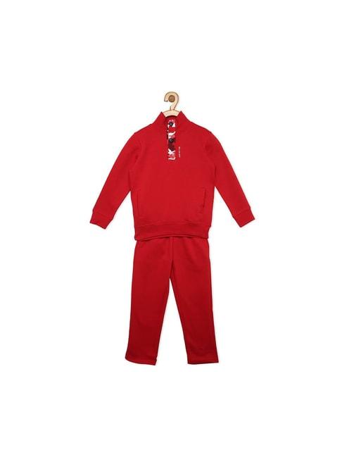 sweet-dreams-kids-tomato-red-solid-sweatshirt-with-trackpants