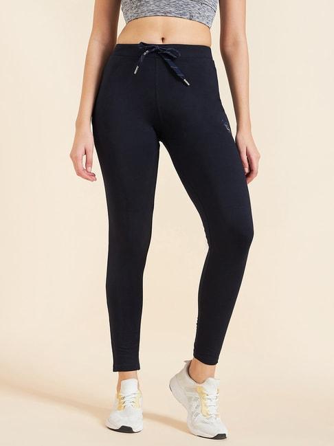 sweet dreams navy cotton sports tights