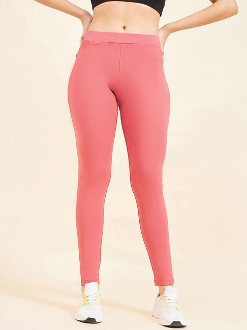 sweet dreams pink mid rise sports tights