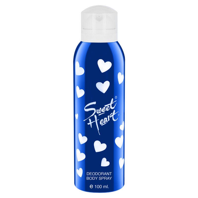 sweet heart blue deodorant body spray