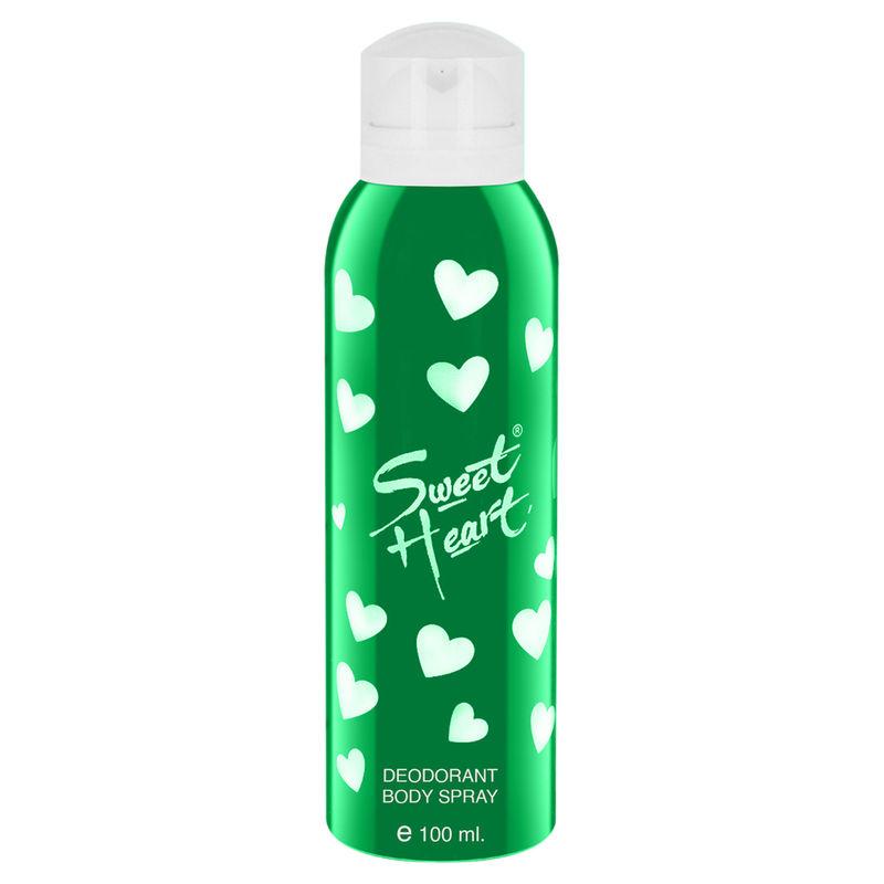 sweet heart green deodorant body spray