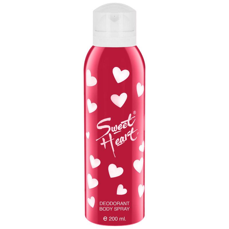 sweet heart pink deodorant body spray