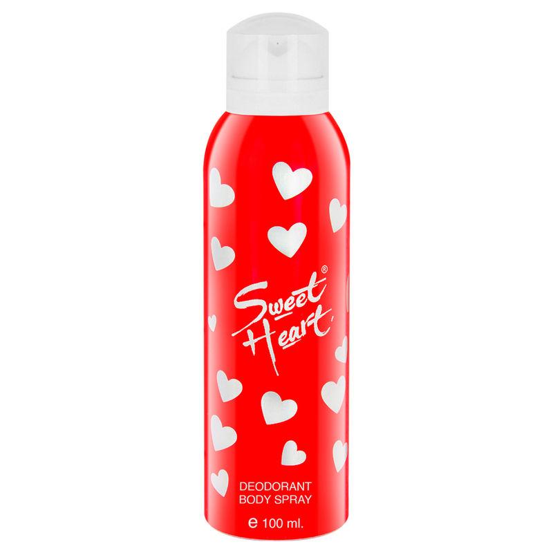 sweet heart red deodorant body spray