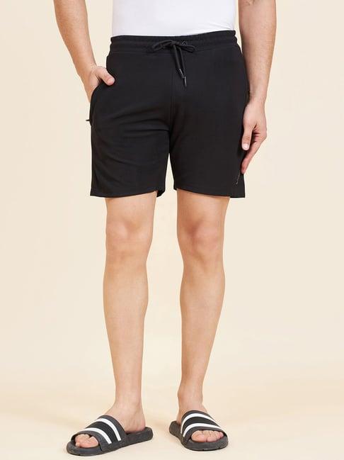 sweet dreams black regular fit lounge shorts