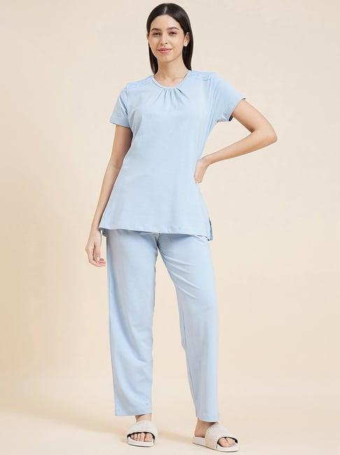 sweet dreams blue top with pyjamas