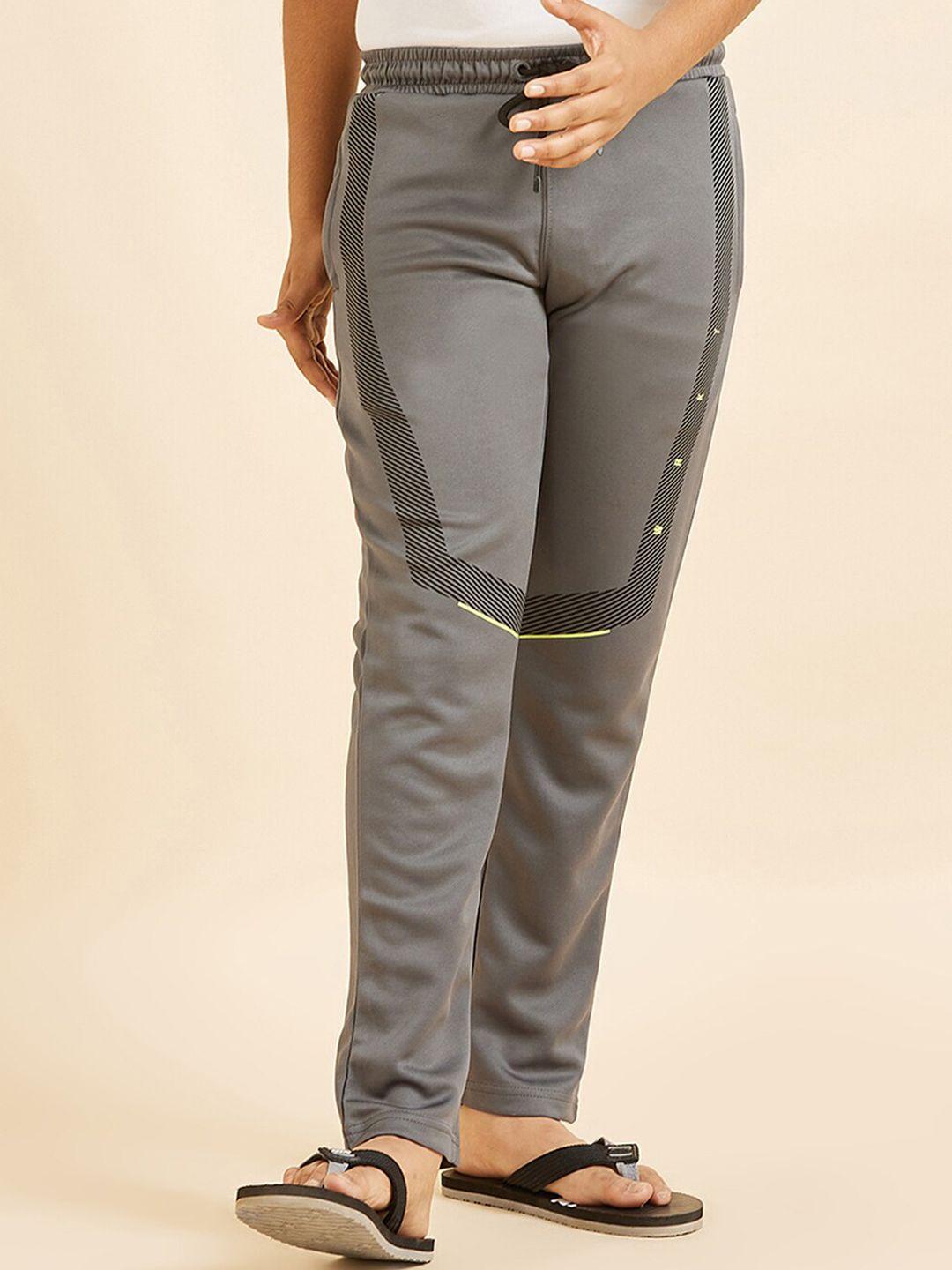 sweet dreams boys grey mid-rise straight lounge pants