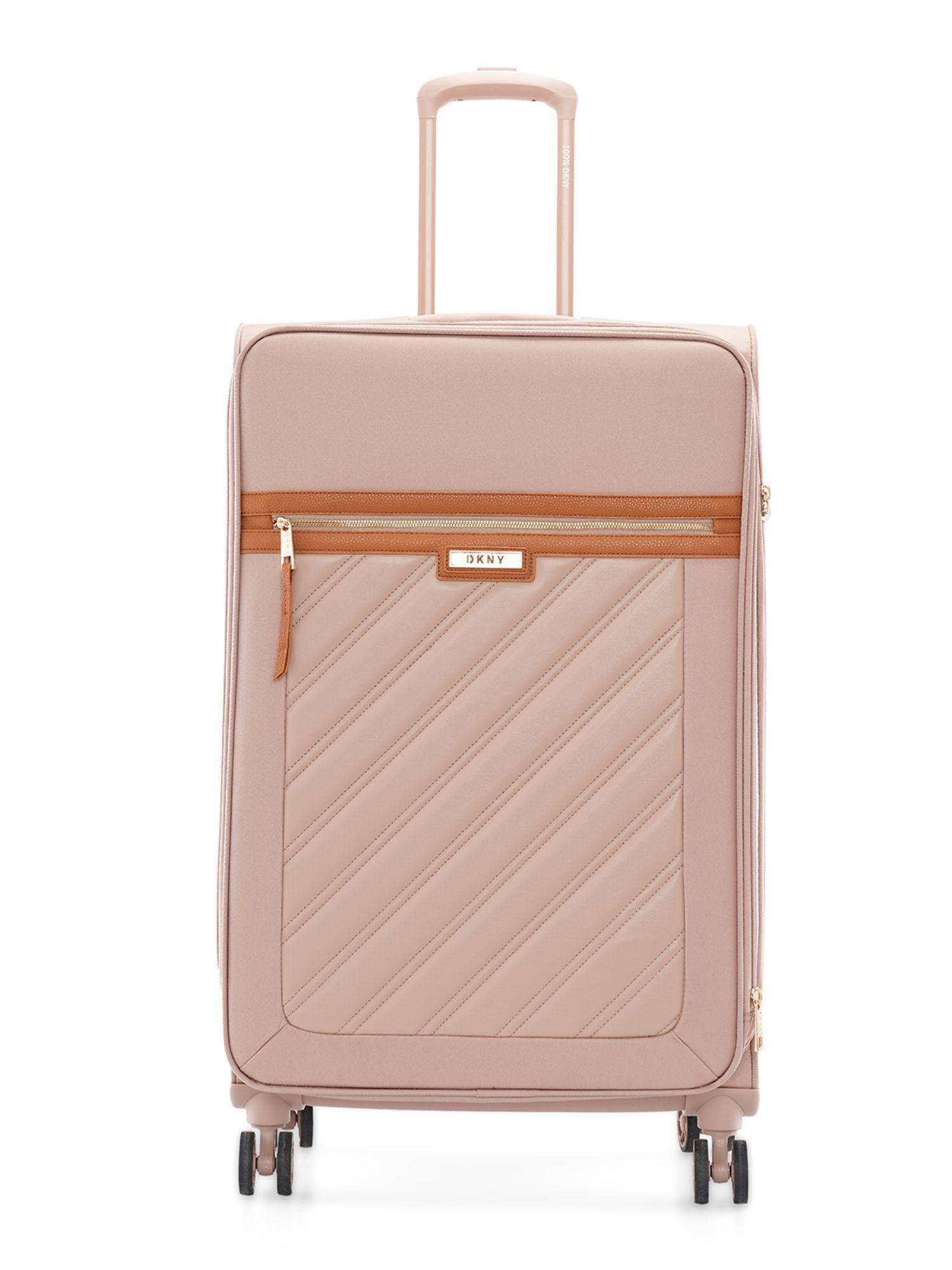 sweet dreams cappuccino polyester material soft 21 cabin trolley