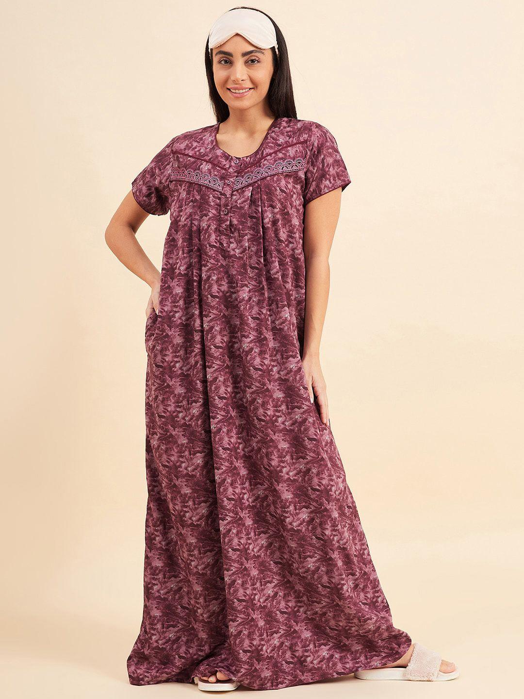 sweet dreams floral printed maxi everyday nightdress