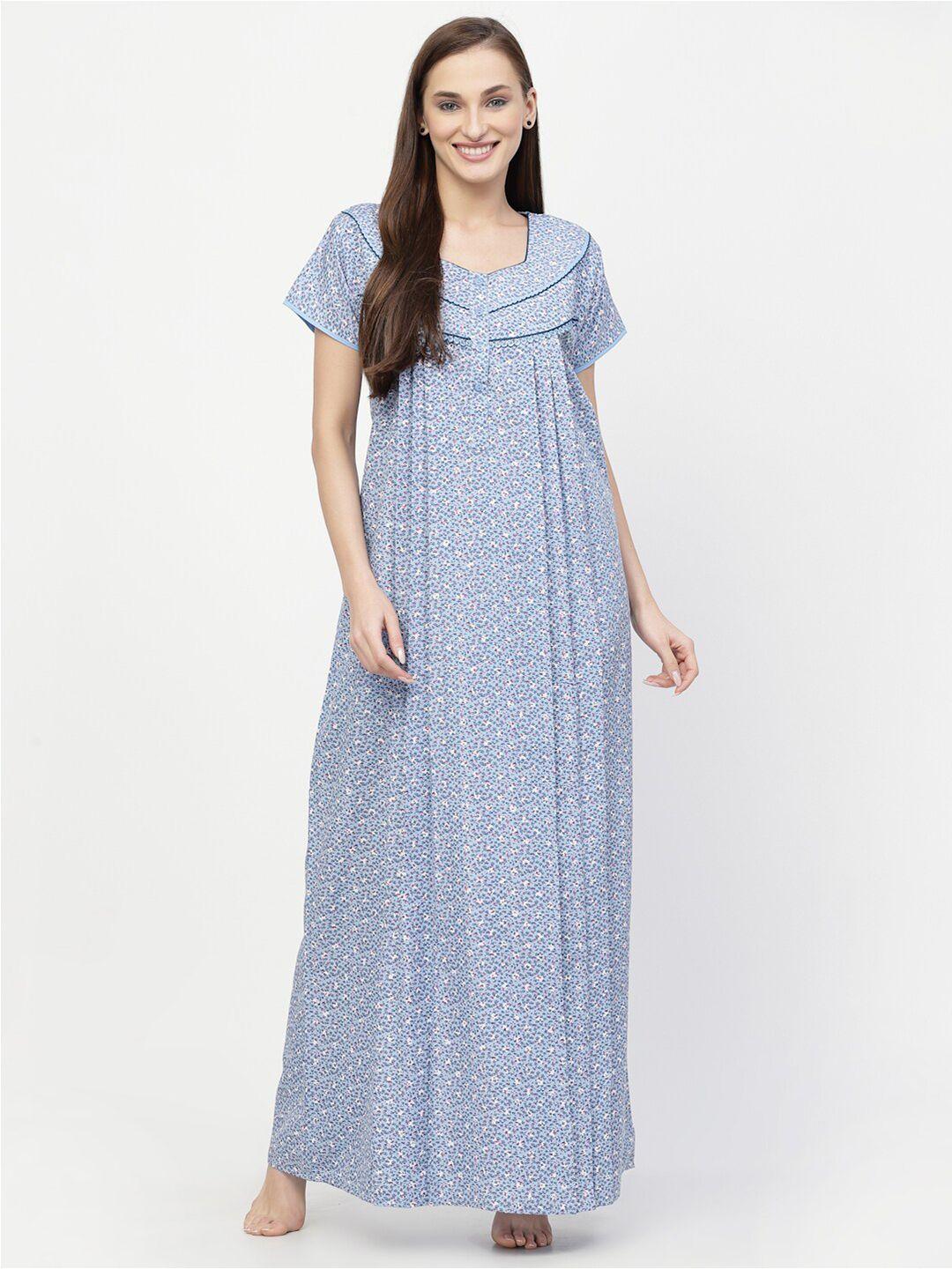 sweet dreams floral printed maxi nightdress