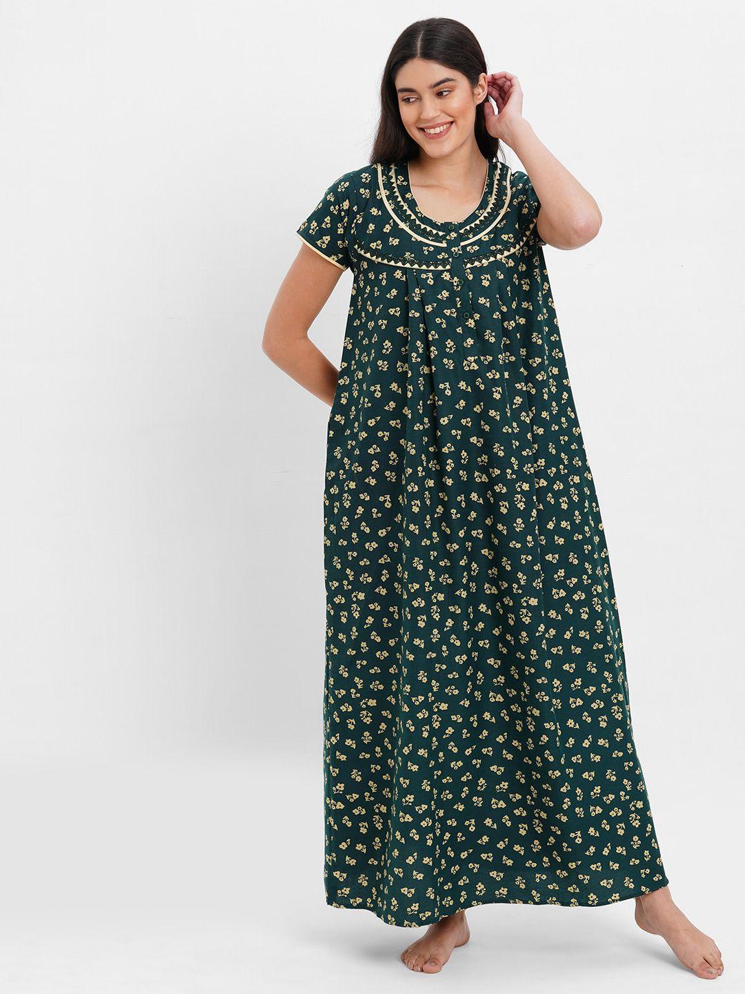 sweet dreams floral printed maxi nightdress