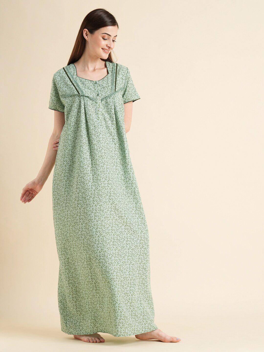 sweet dreams floral printed maxi nightdress