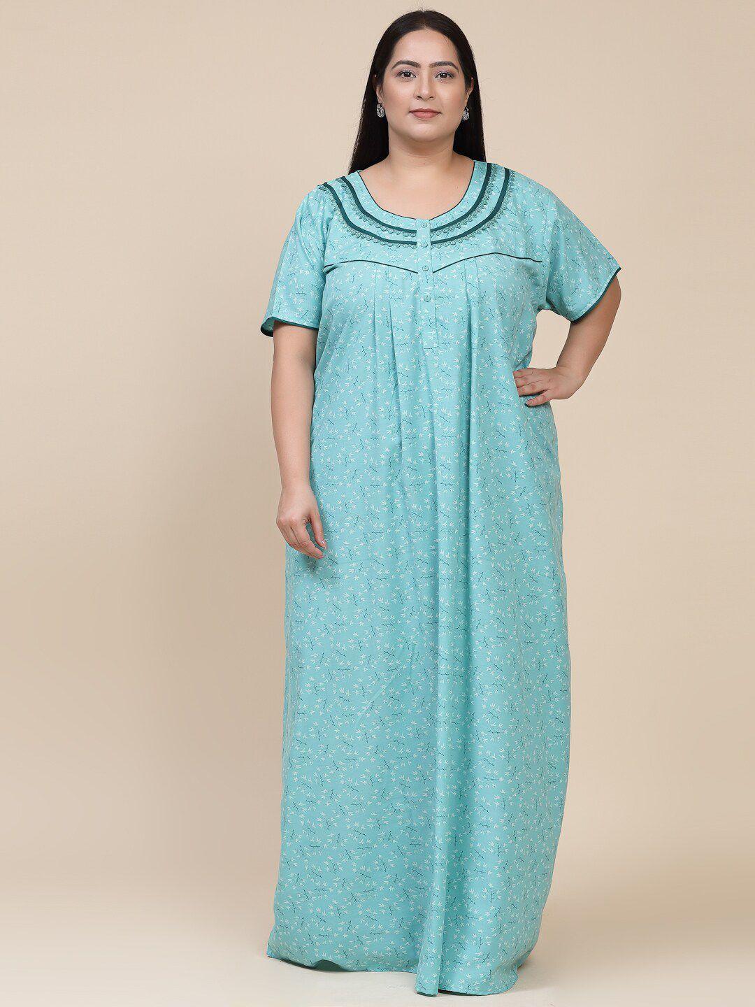 sweet dreams floral printed maxi nightdress