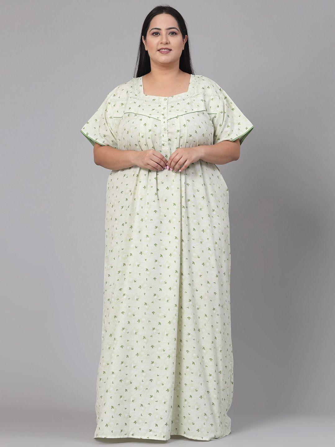 sweet dreams floral printed maxi nightdress