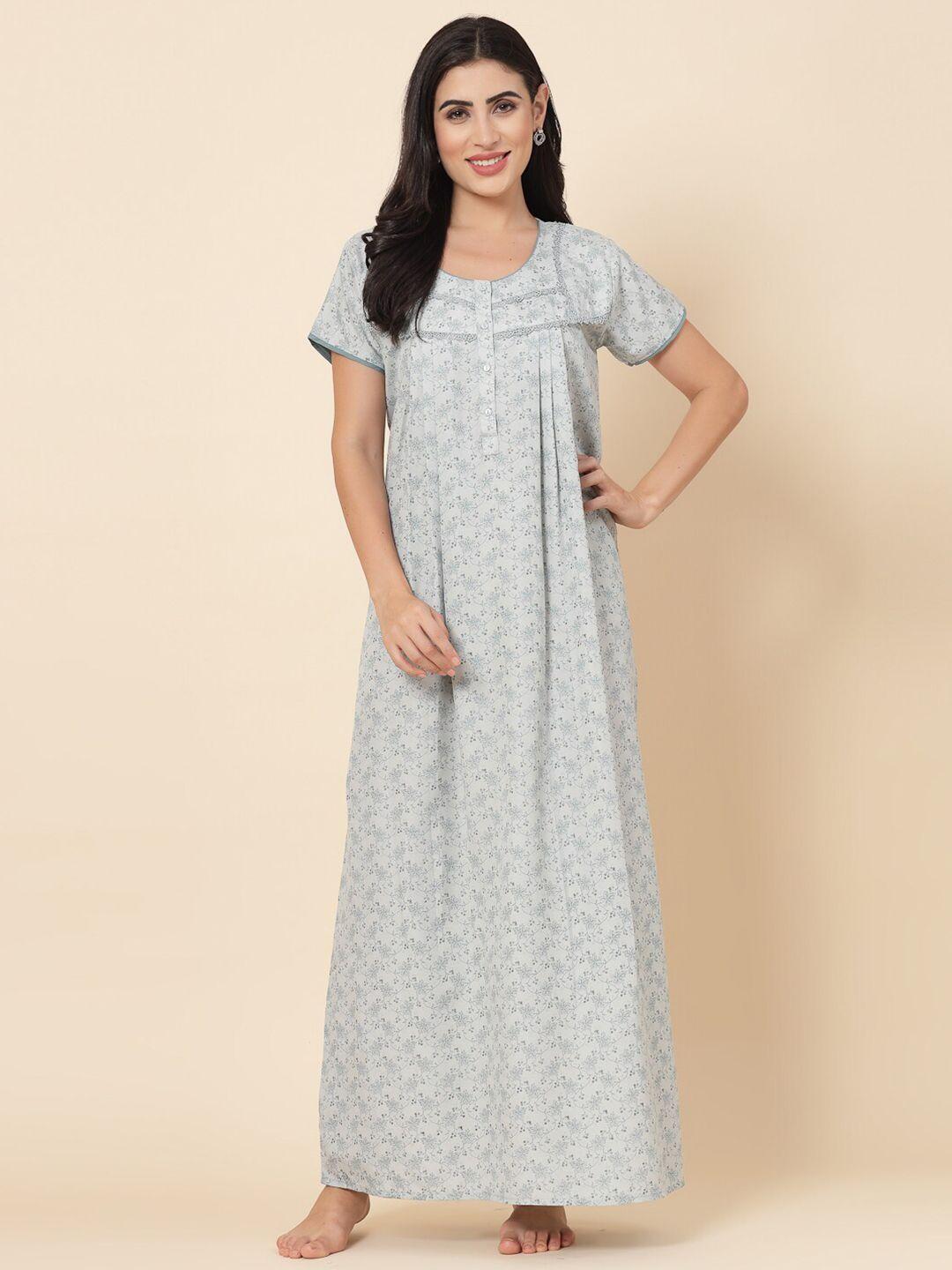 sweet dreams floral printed maxi nightdress