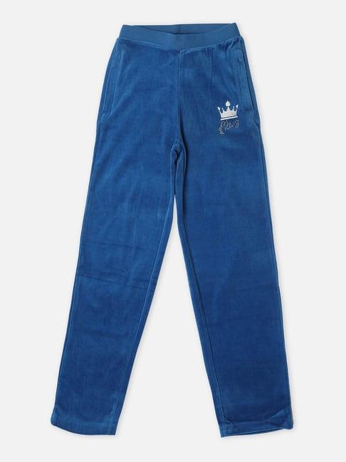 sweet dreams kids blue solid trousers