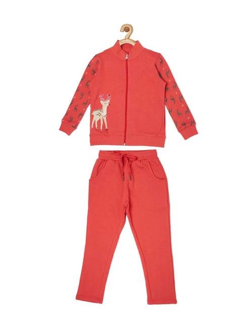 sweet dreams kids candy pink printed track suits