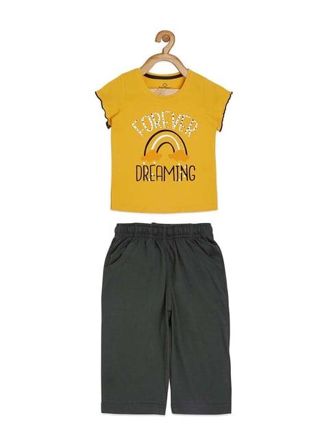 sweet dreams kids mango printed t-shirt set