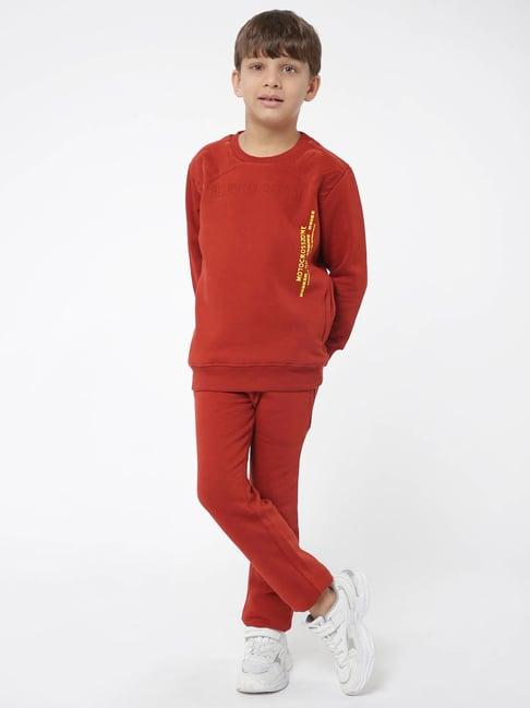 sweet dreams kids rust solid full sleeves track suit