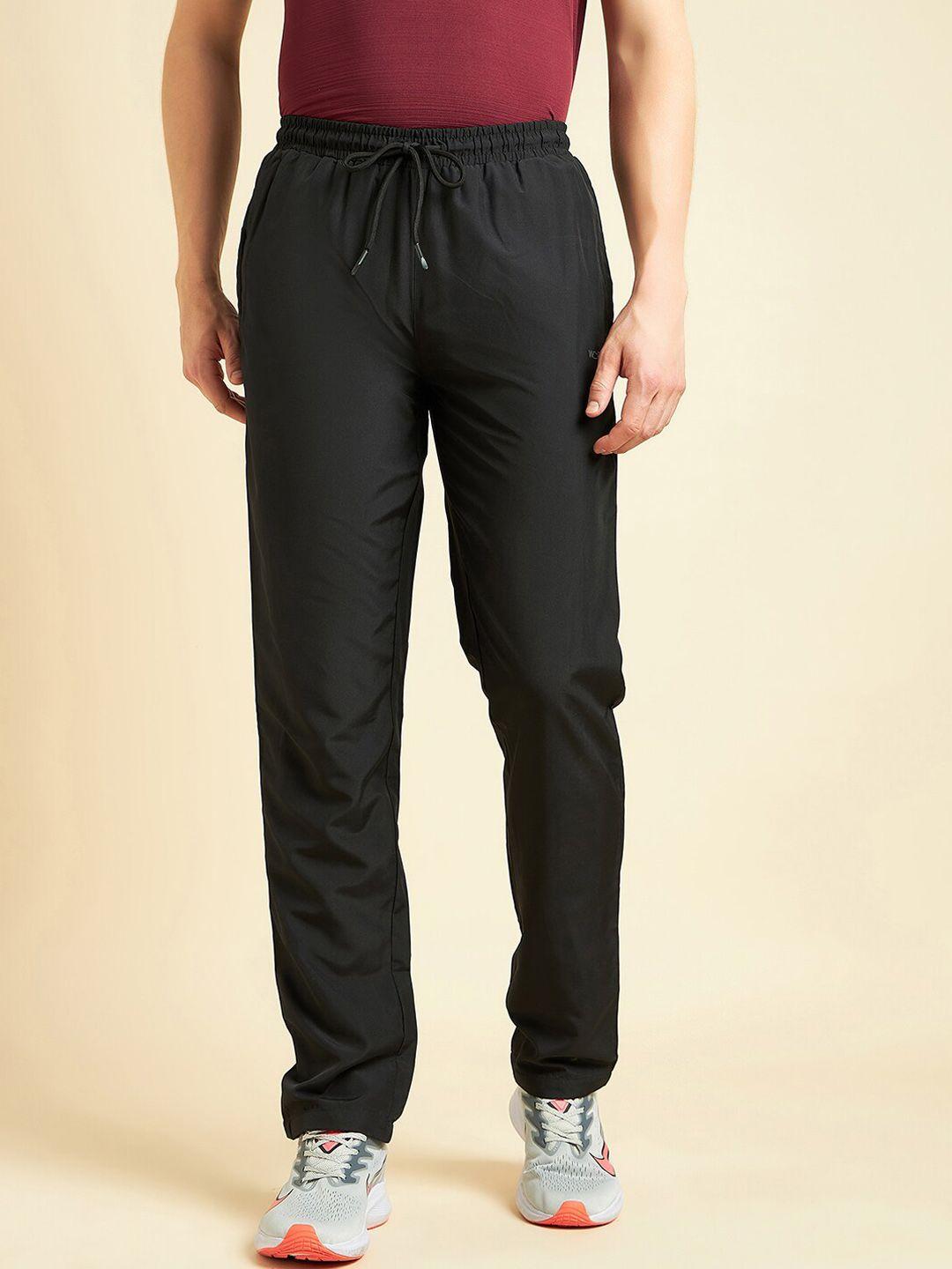 sweet dreams men black dry fit mid rise joggers