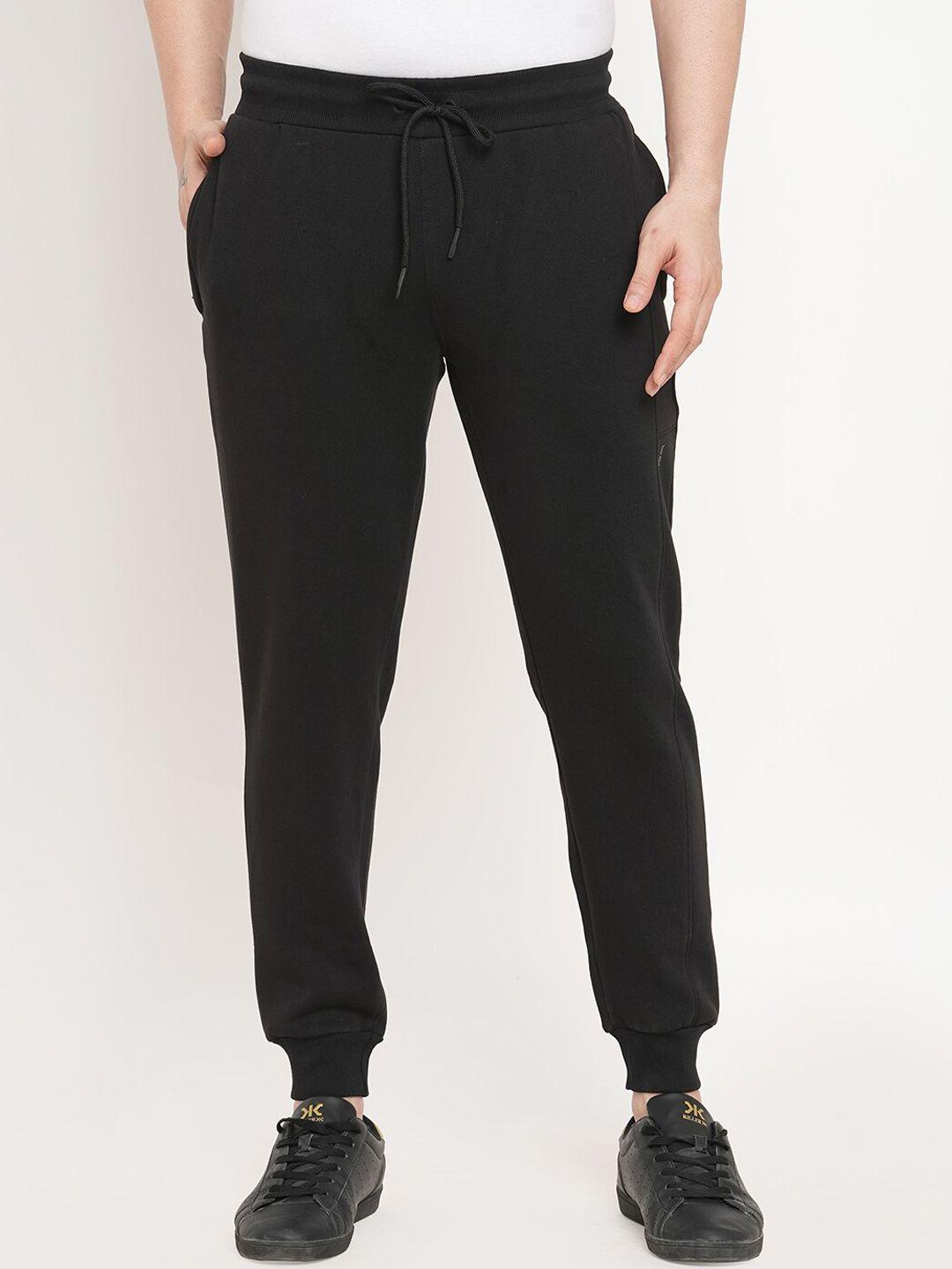 sweet dreams men black solid joggers