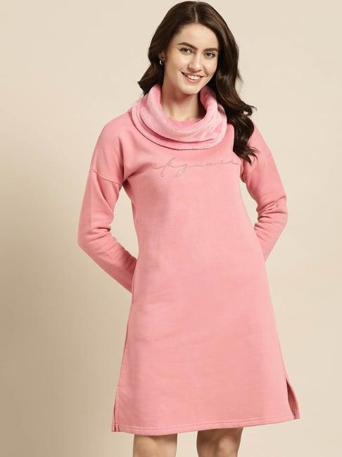 sweet dreams pink plain night dress