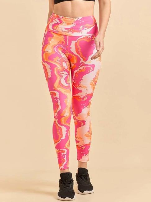 sweet dreams pink printed sports tights