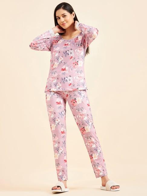 sweet dreams pink printed t-shirt pyjama set