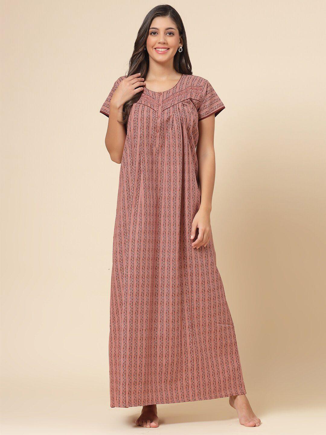 sweet dreams printed maxi nightdress