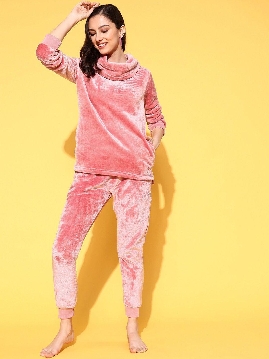 sweet dreams pullover sweatshirt & mid-rise track pant tracksuits