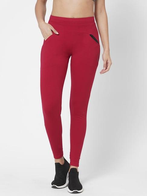 sweet dreams red mid rise tights