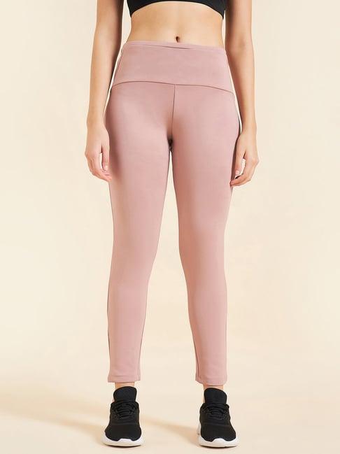 sweet dreams rose pink mid rise sports tights