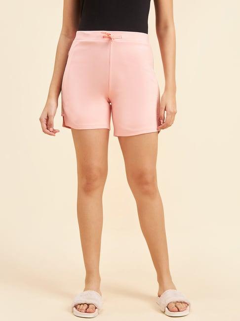 sweet dreams soft pink striped shorts