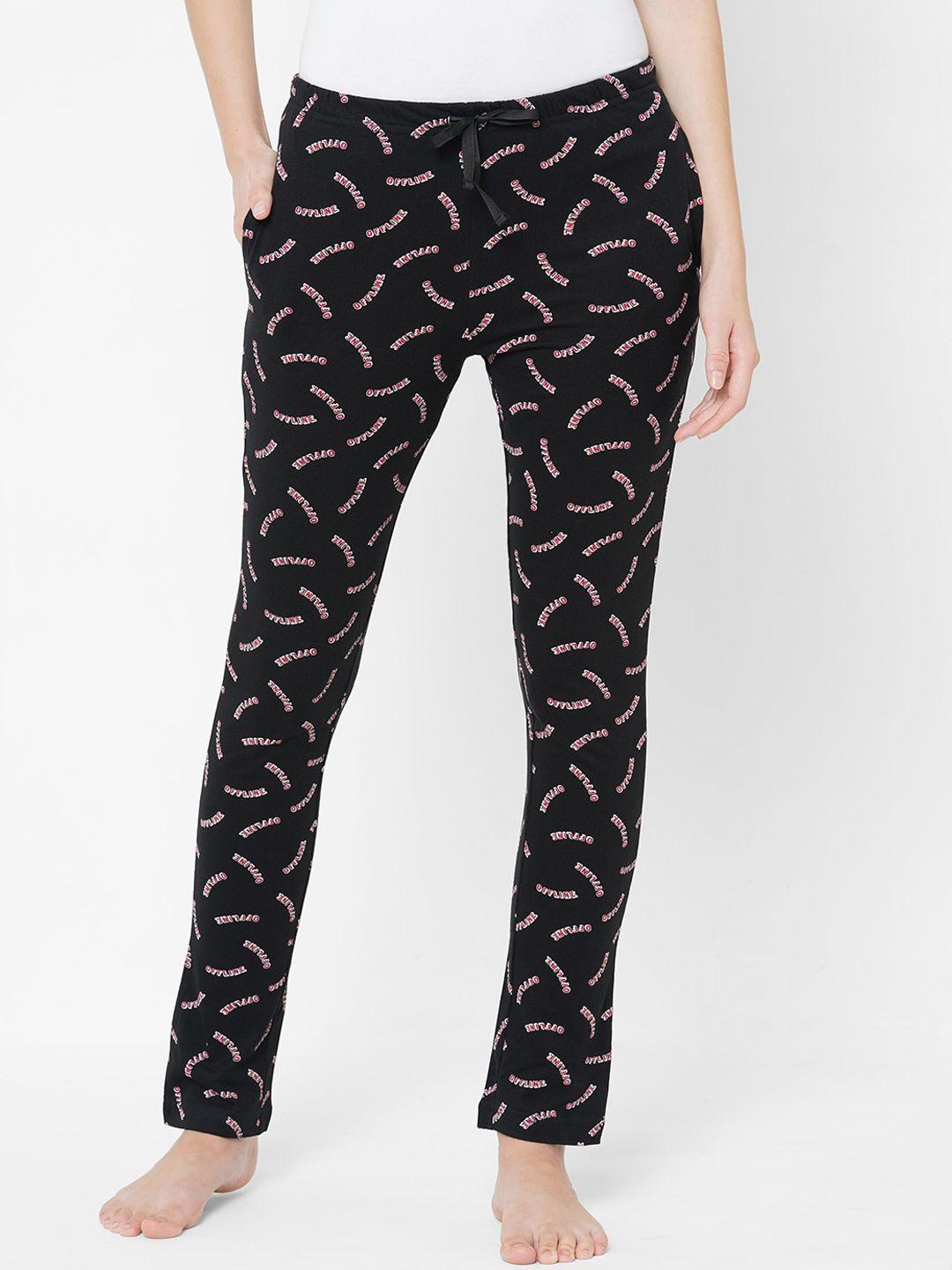 sweet dreams women assorted printed cotton lounge pants