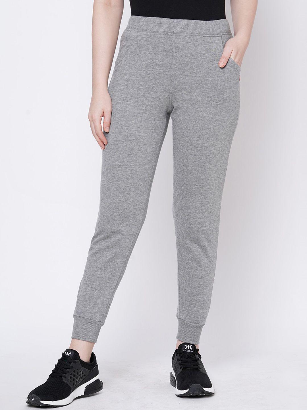 sweet dreams women grey solid joggers