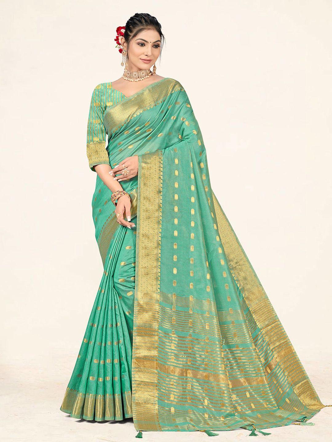 sweet smile fab woven design zari art silk saree